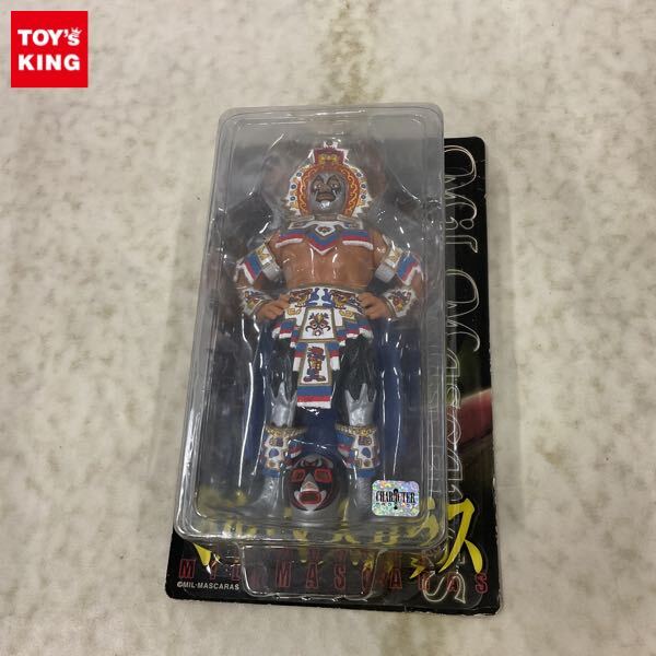 ミル・マスカラス　ワニ口マスク　シルバー生地/ゴールド縁　チャック付き Yahoo!オークション -「ミルマスカラス マスク」の落札相場・落札価格