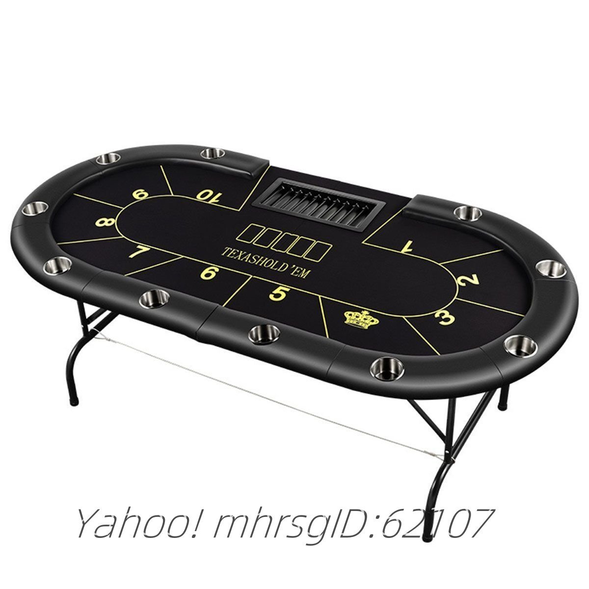 中古】MGM マツイ バカラ台 カジノ 7人用バカラテーブルの落札