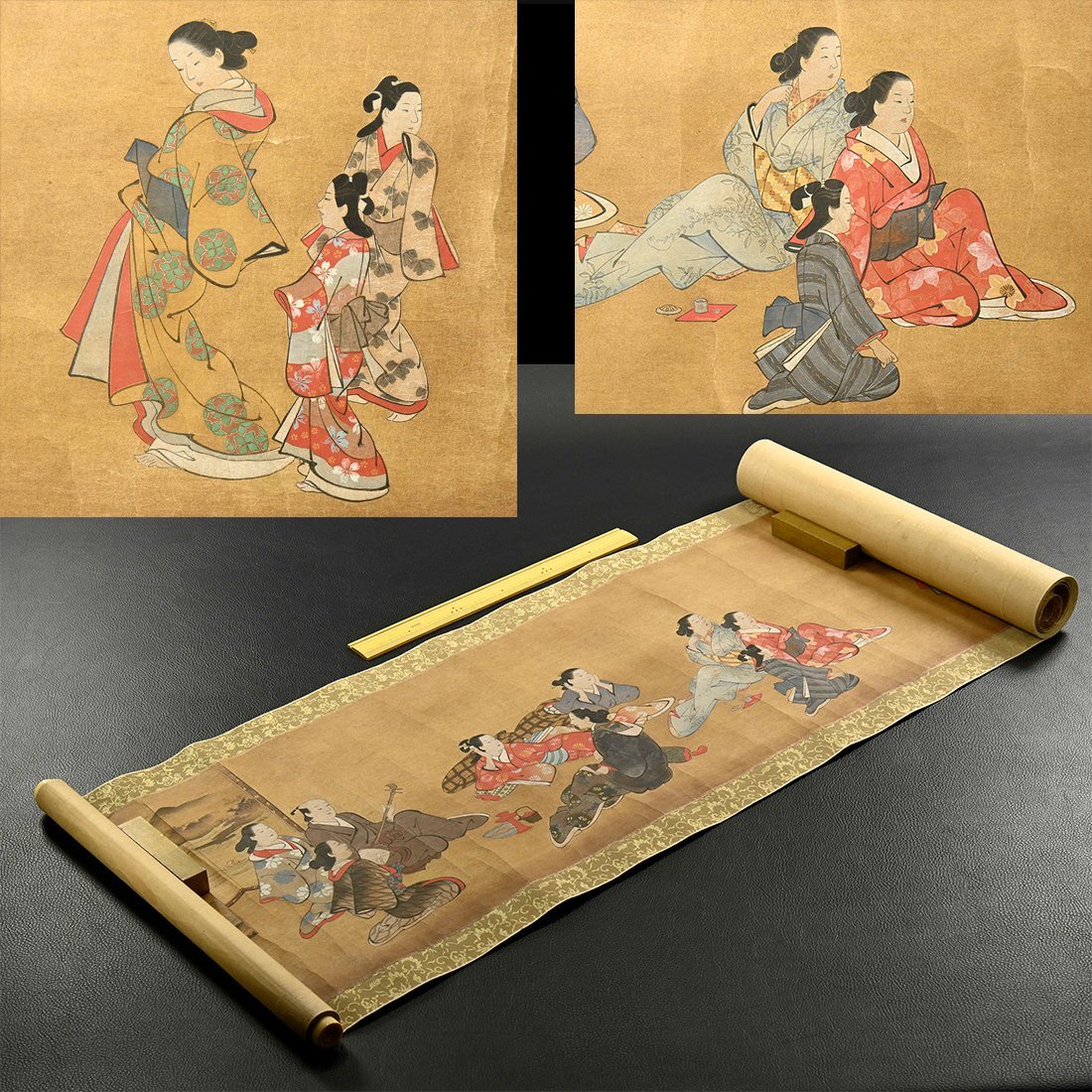 96AKU 森之本澄志 清光会所属 日本画 「美人画」 魅惑の美人