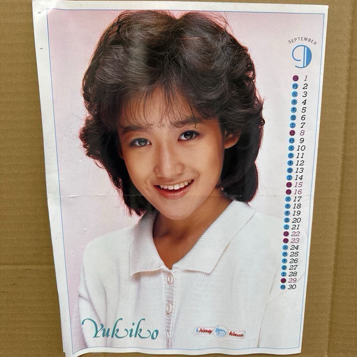 当時物 岡田有希子 デビュー時の直筆サイン チケットイベント生写真46枚 チラシ 会報創刊予告号 セット ☆商談中専用☆永遠のアイドル岡田有希子さんの生写真当時物