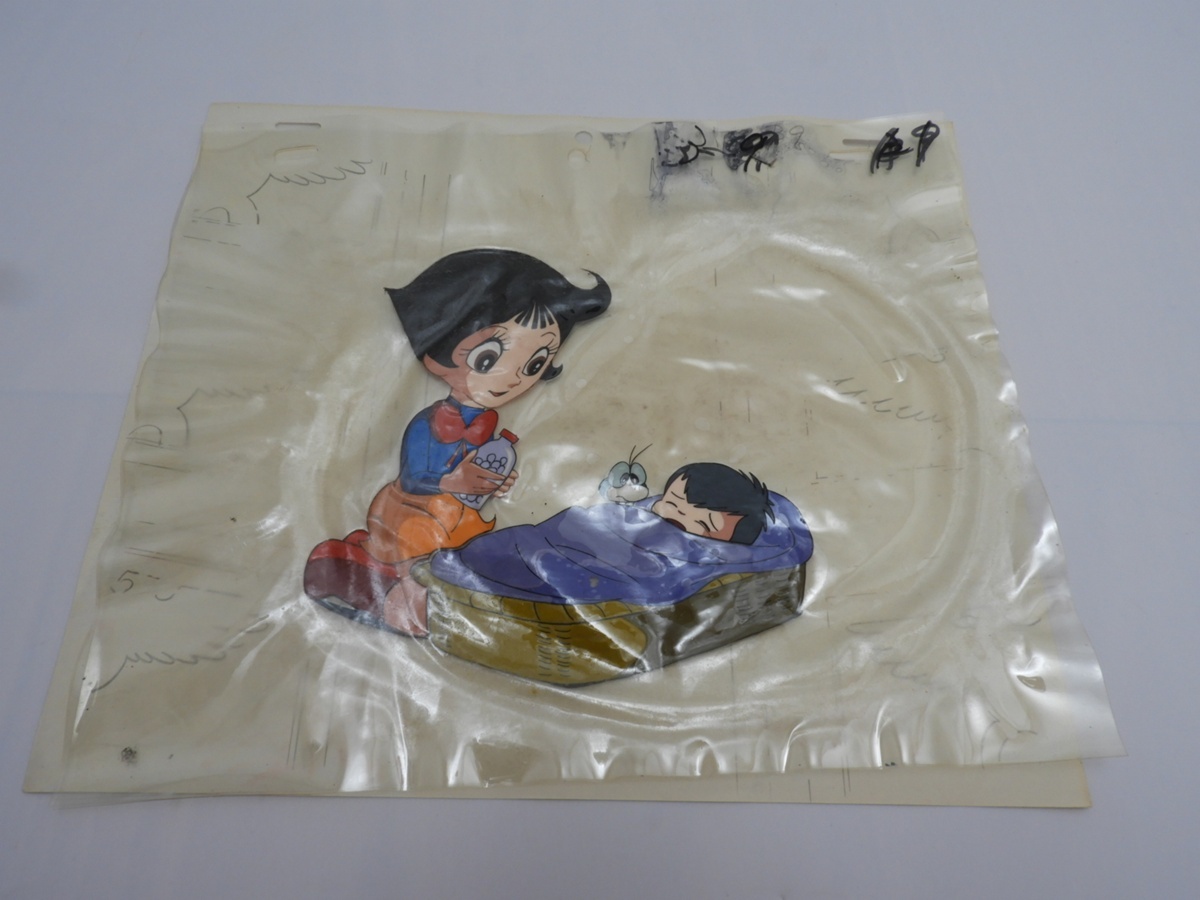 ふしぎなメルモ　手塚治虫　セル画　背景付き　メルモちゃん 手塚治虫作品 ふしぎなメルモちゃんOPセル画