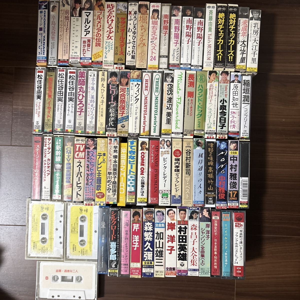 GORO 松本伊代 ポスター 薬師丸ひろ子 中森明菜 三田寛子 松田