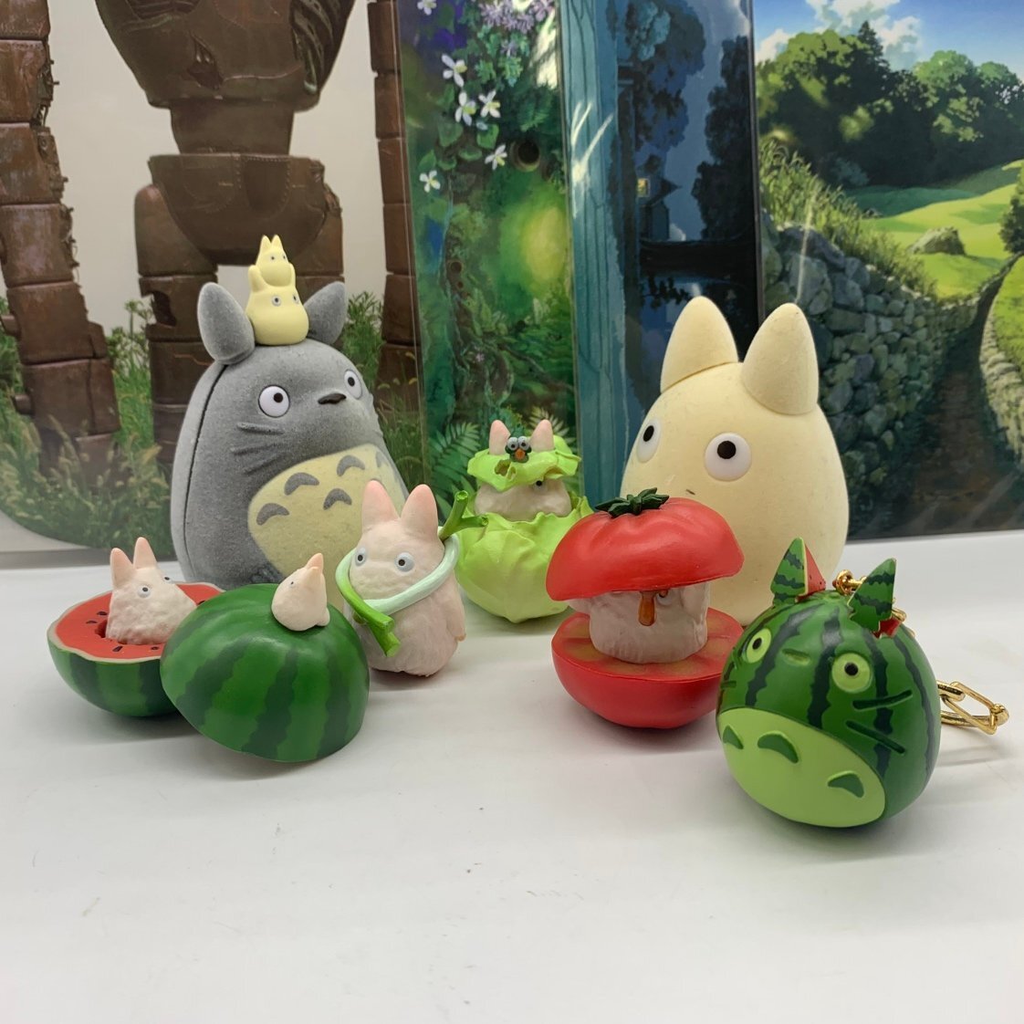 ジブリ美術館 とんぼ玉 トトロ ネックレス(縦) last one【完売品