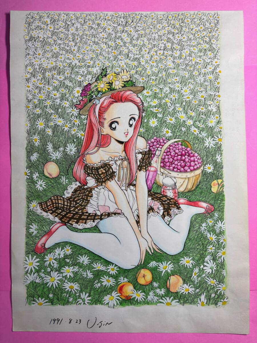 希少！人気画家 ◆ 西村春海 「 華の誘い 」 自筆サイン入り ◆エディション1５０／２９ Yahoo!オークション - [URA]サイン有⁄西村春海『あなた だめ あぁ6⁄90