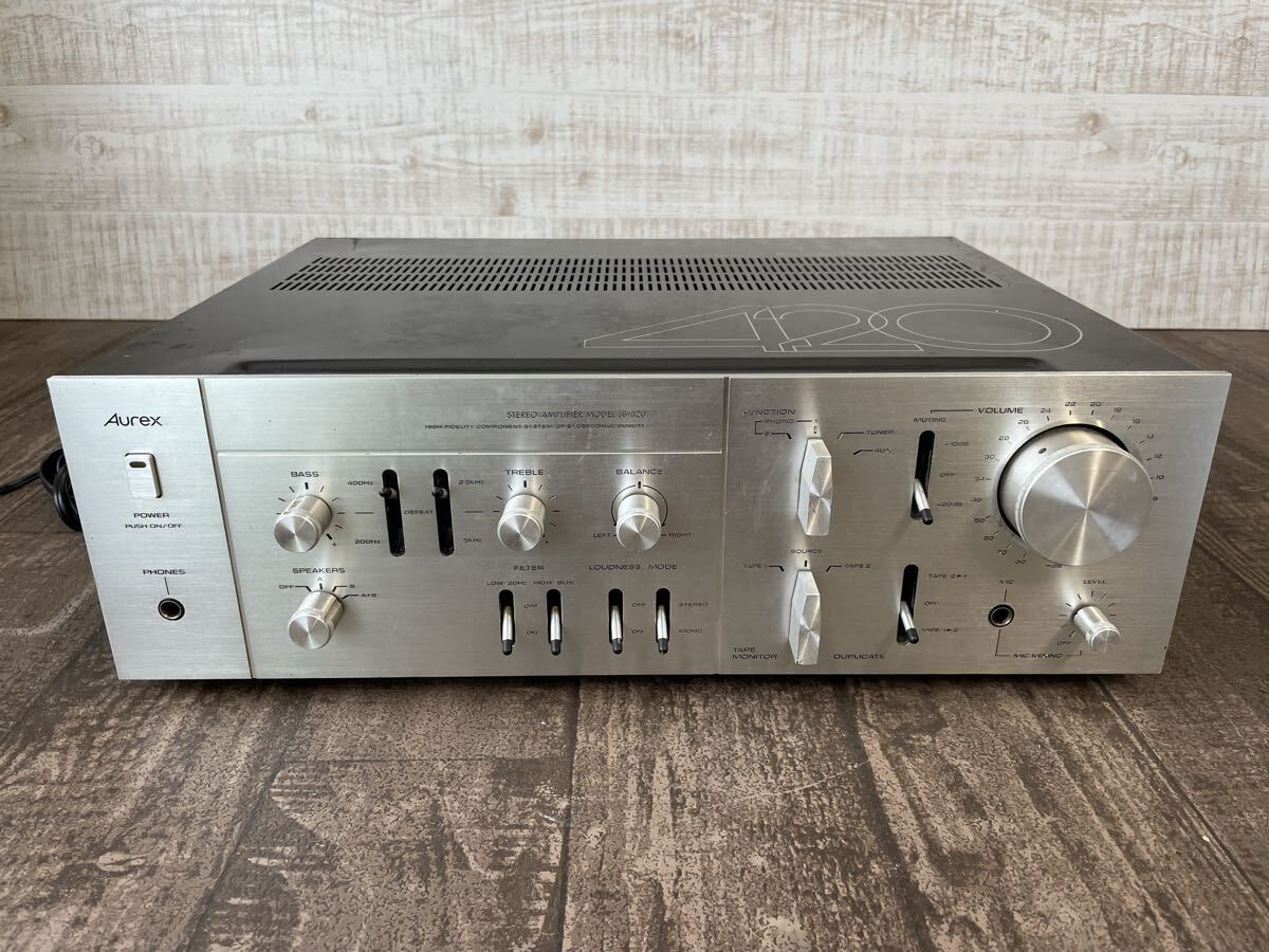 Aurex プリメインアンプ SB-410 Aurex SB-410 プリメインアンプ 70年代