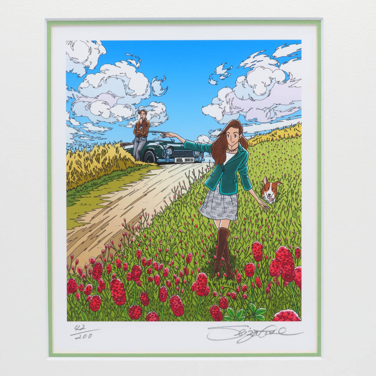 中古】わたせせいぞう版画「幸せへのOneWay」の落札情報詳細 - Yahoo