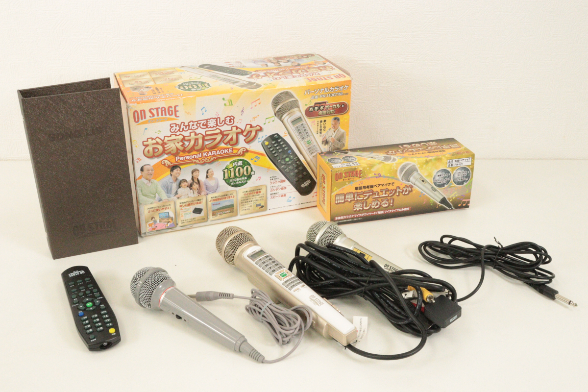 美品 動作品 パーソナルカラオケ オンステージ Z-PK90GF ON STAGE