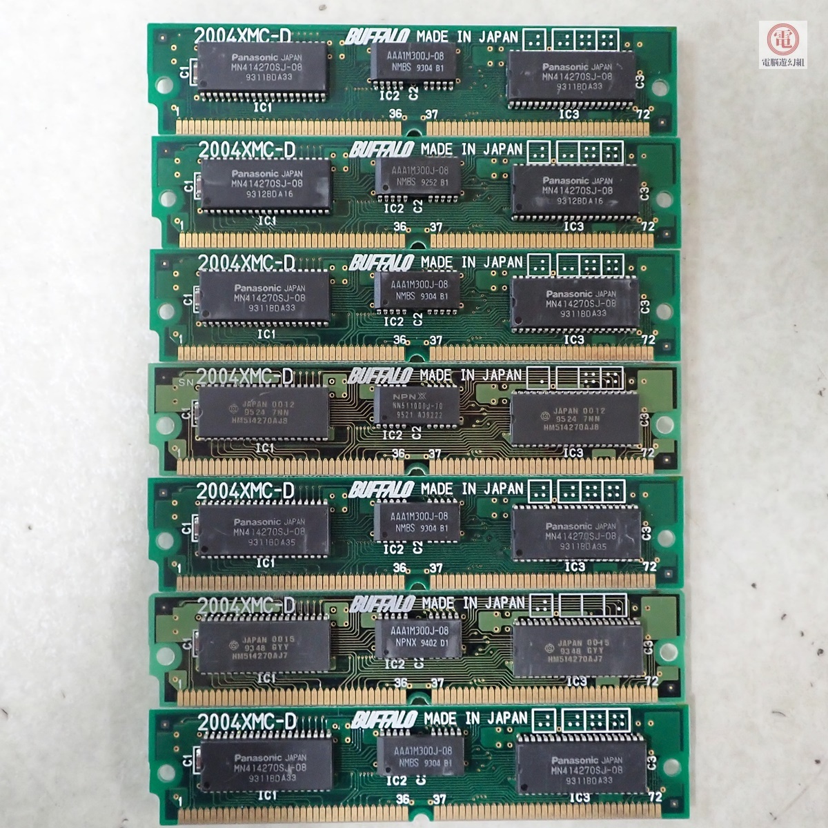 PC-9801 RA DA 専用 増設メモリ 6MB BUFFALO EDA-8000R 動作確認すみ PC-9801-61 SIMM 1枚 ...