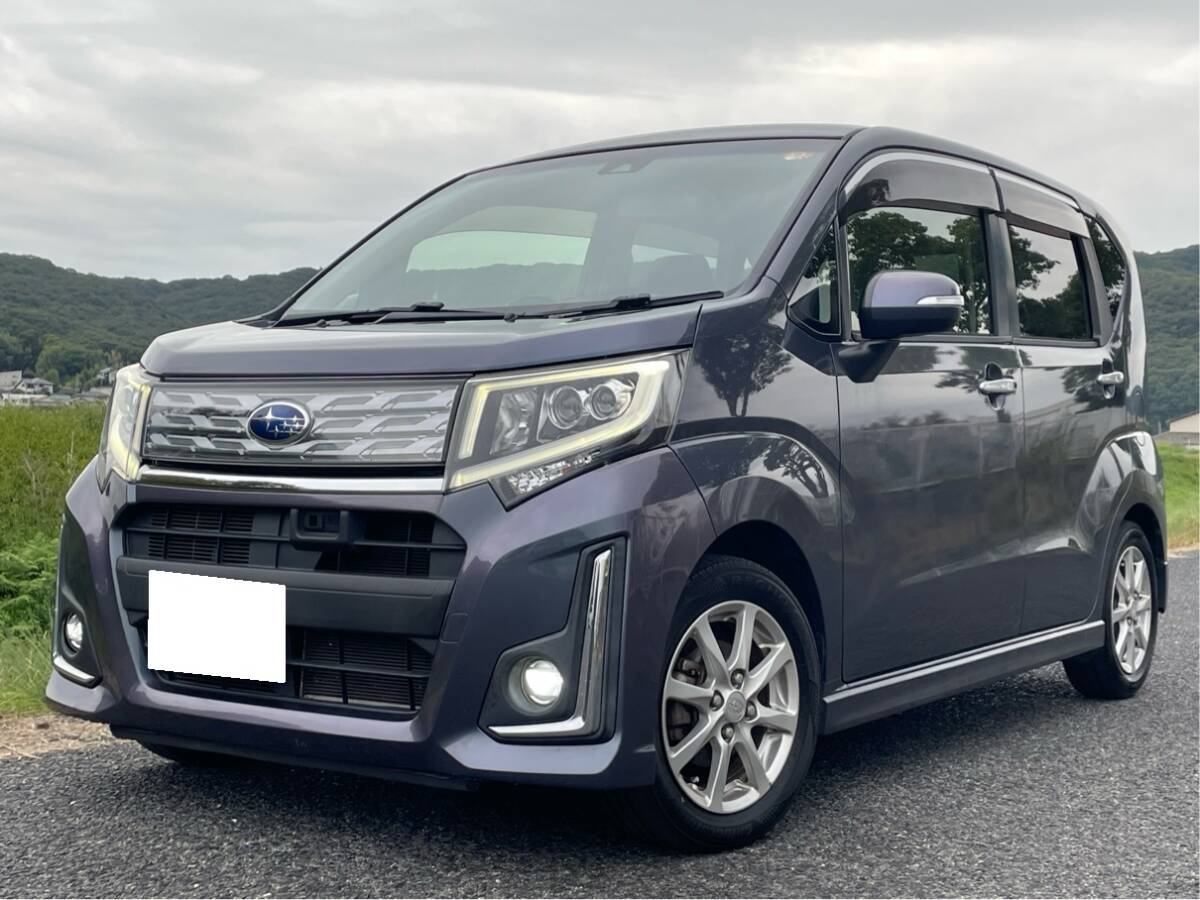 H27 車検残りR8.7迄★ステラカスタム【Rスマートアシスト】ダイハツムーヴのOEM車★LEDヘッドライト＆フロントLEDフォグ★ディーラー整備の1番目の画像