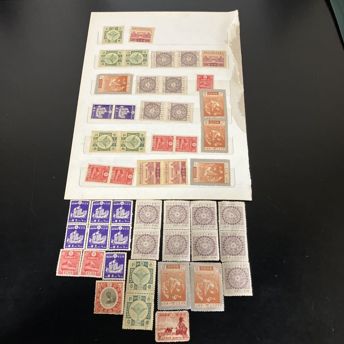 バラ切手まとめて！ 日本切手 アンティーク　昭和大礼切手　大正天皇銀婚記念切手など コレクション　★25の1番目の画像