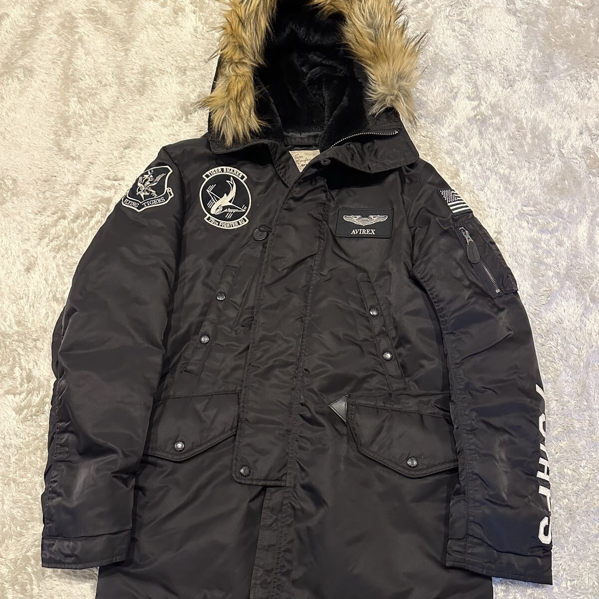 中古】他有 良好 Buzz Ricksons バズリクソンズ B-15 赤虎 フライング