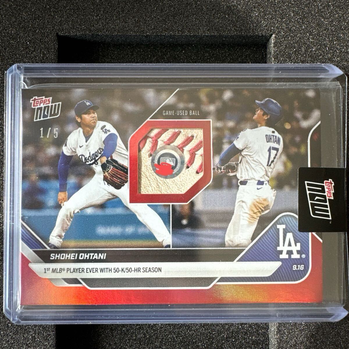 1円スタート! 50/50! 大谷翔平 PSA10! 2024 Topps Now MLB通算200本目 