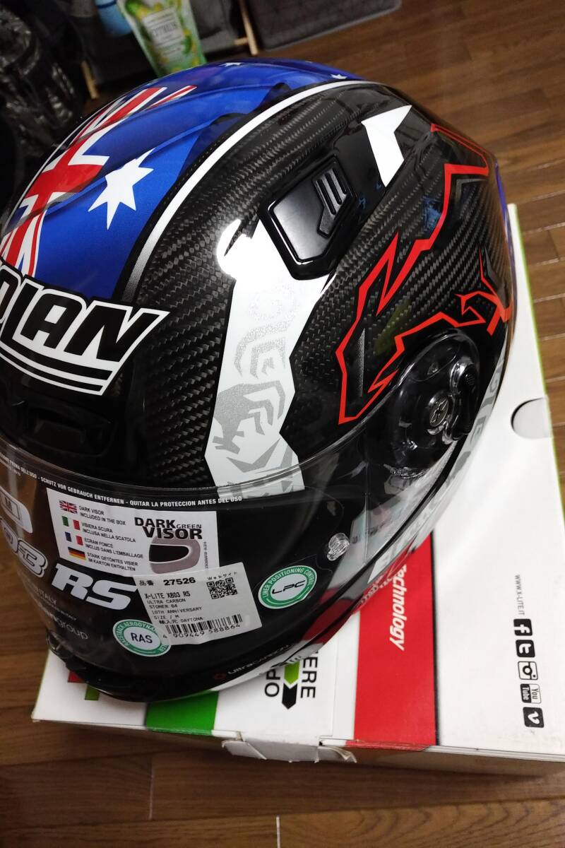 Nolan XFS-01 フルフェイスヘルメット レプリカ ケーシー ストーナーの