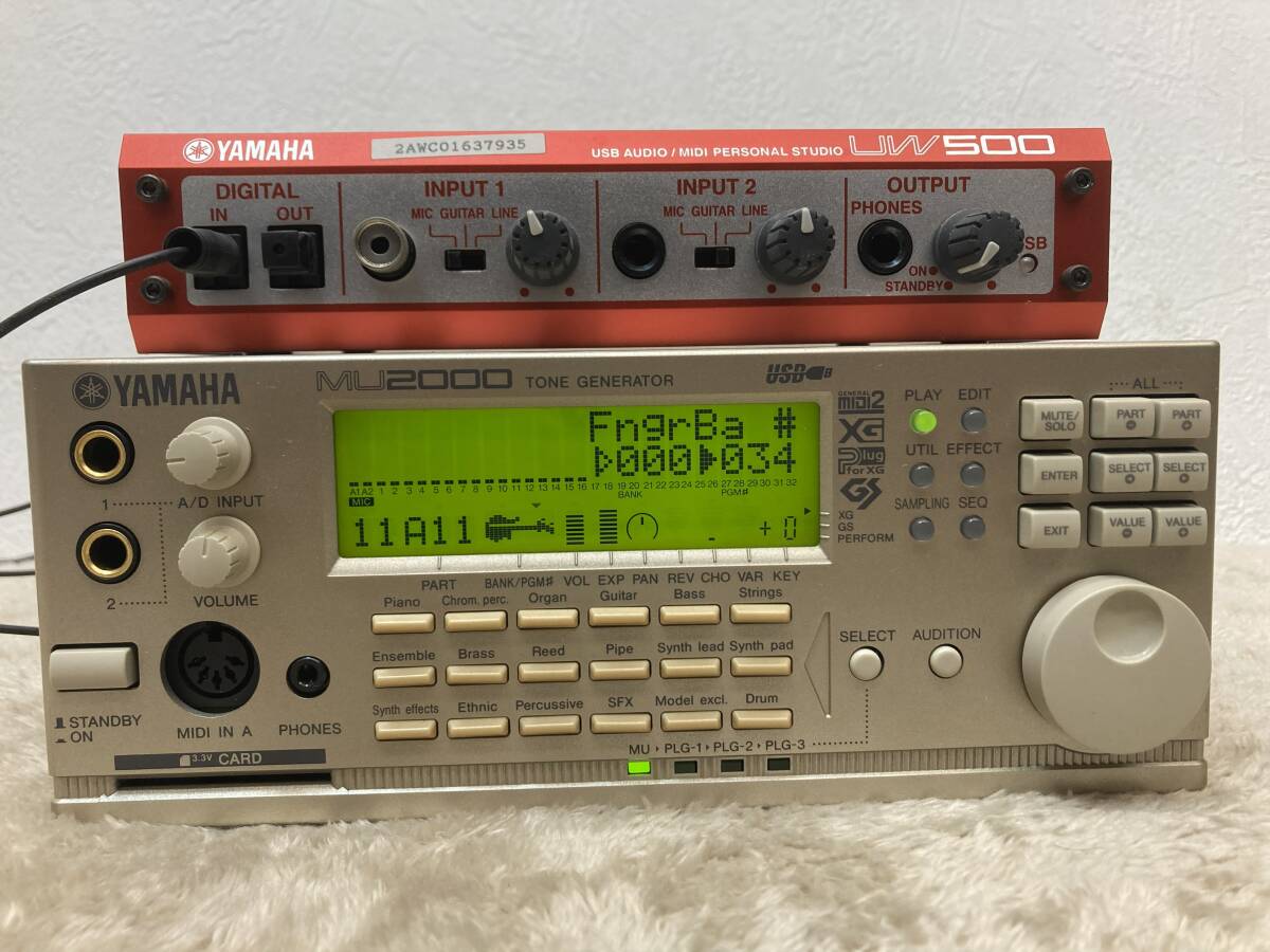 G】YAMAHA MU100B トーンジェネレーター 音源モジュール ヤマハ