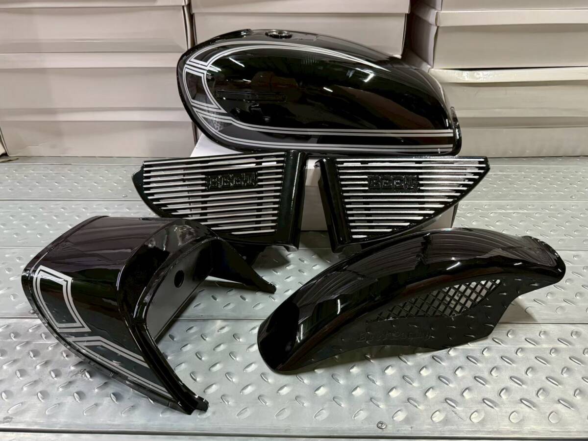 新品】ケツ上げフルSET CB250T CB400T ホーク2 リアフェンダー GT380