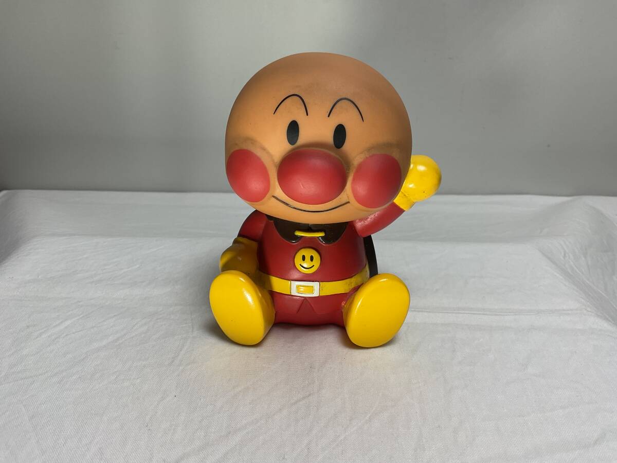 レトロ アンパンマン 陶器製 貯金箱 フィギュア やなせたかし