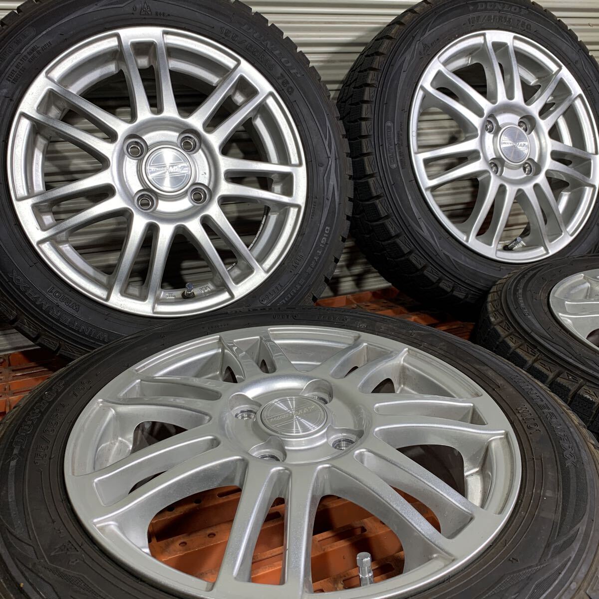社外ホイール1本 MACBES MB8(マクベス) 14×4 1/2J +45 100 4穴の落札