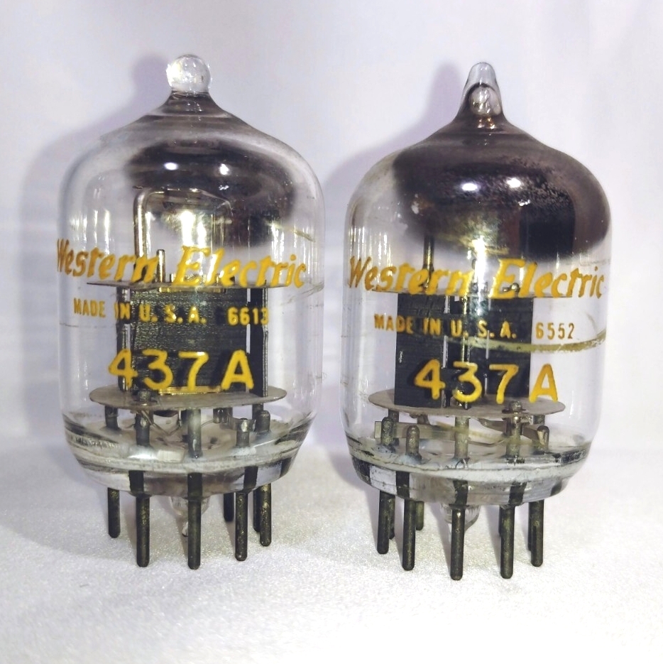 Yahoo!オークション - Western Electric 417A 真空管 WE 2本 セット ウ