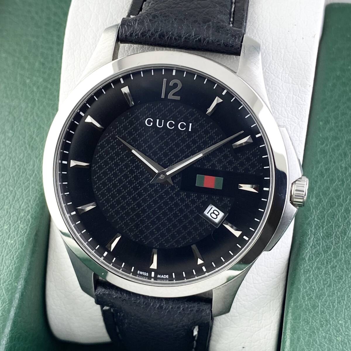 【目立った傷や汚れなし】【1円〜】GUCCI グッチ 腕時計 レディース 126.5 G-TIMELESS Gタイムレス ブラウン系文字盤 ...