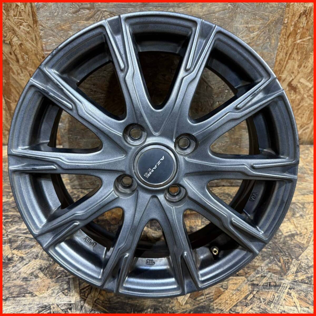 NCP91 ヴィッツRS純正アルミホイール 4本 16×6J +51 PCD100 4H 純正