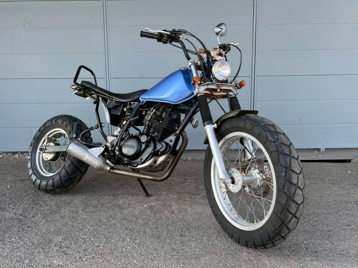 TW200 DG07J スカチューン Yahoo!オークション - 名古屋発 ヤマハ TW200E DG07J TW200 黒 スカチ
