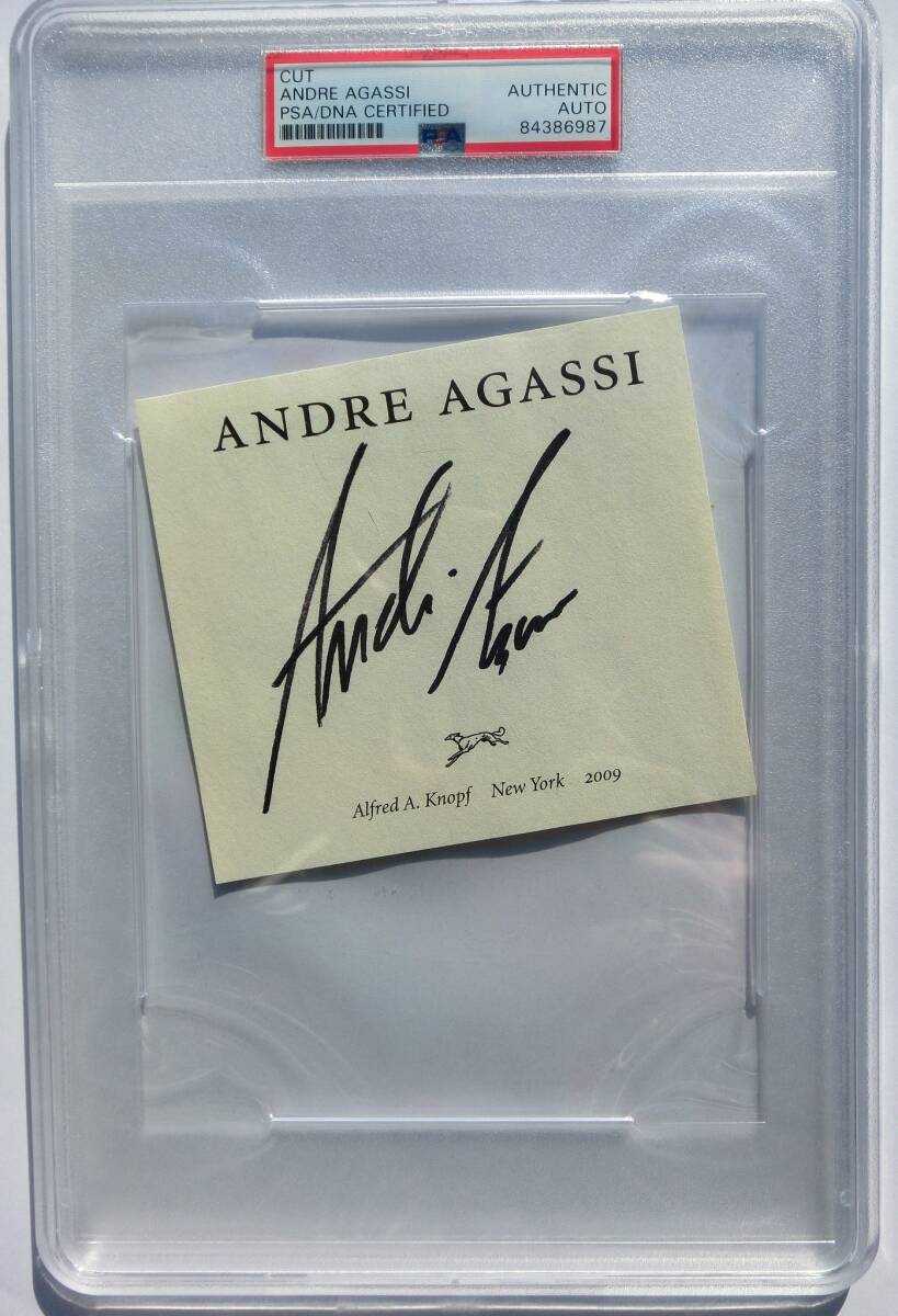 新品】アンドレ・アガシ 直筆サインフォト/写真 テニス Andre Agassiの