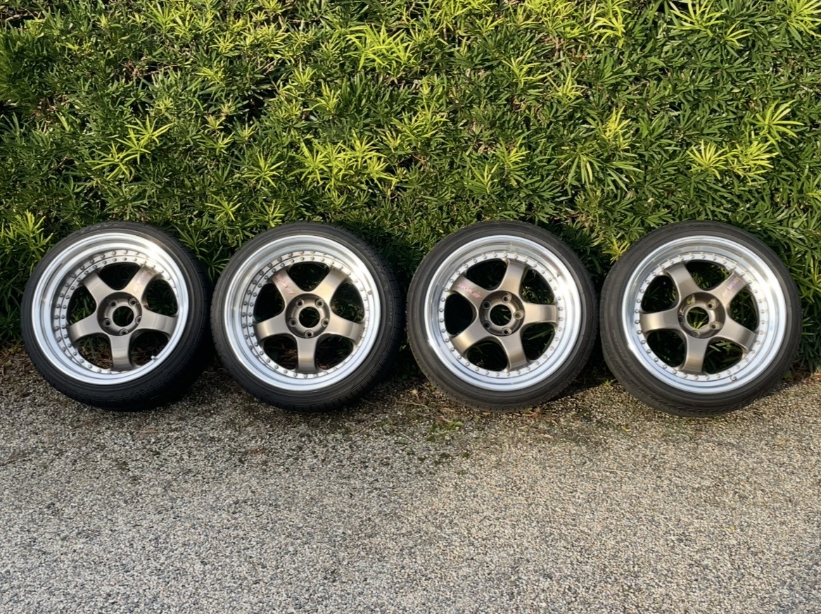 美品！WORK MEISTER M1 16インチ 4本 10J＋5 10J－8 114.3 4H 深リム