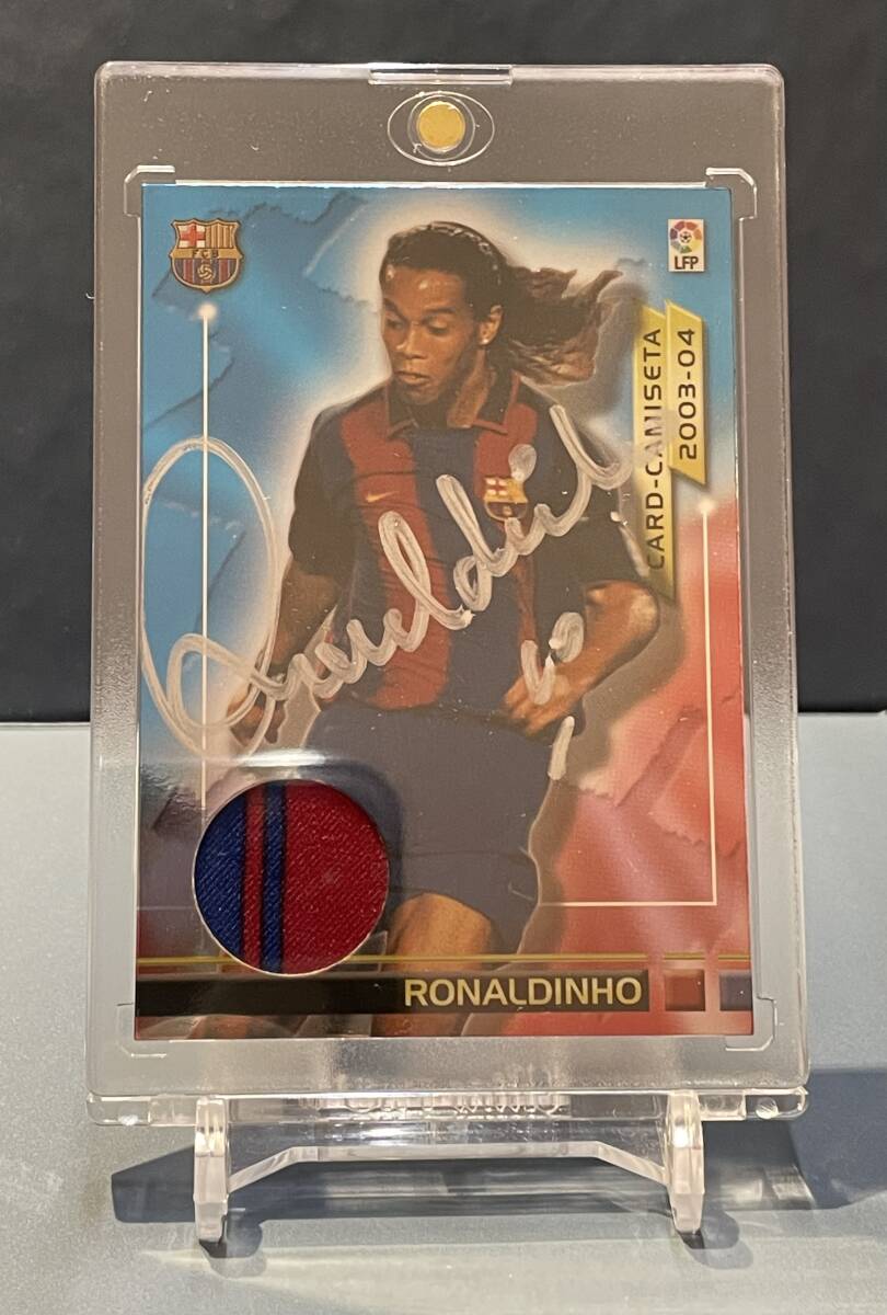 中古】幻！Panini Eminence Ronaldinho ロナウジーニョ直筆サイン