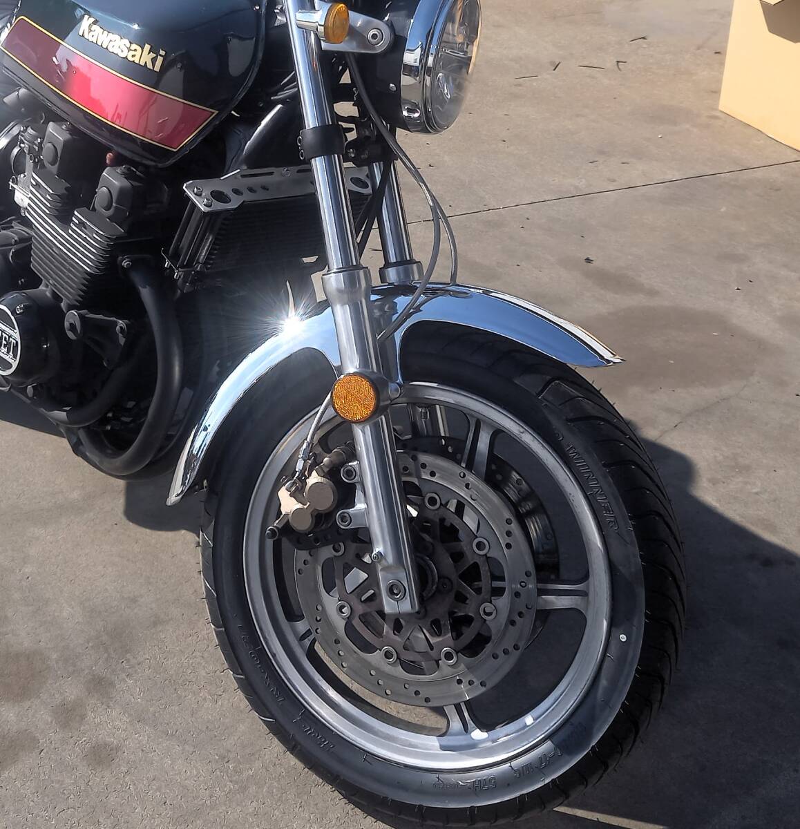 CBX400F BEET フロント フェンダー 1型 検 XJ CB GS Z RZ CBR GS XJ FX