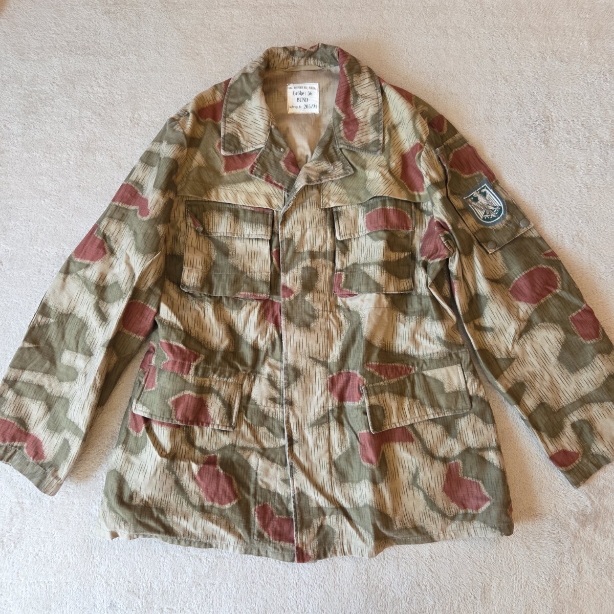 ドイツ国境警備隊 (BGS) ウール ロングコート 美品!! WW2用として最適