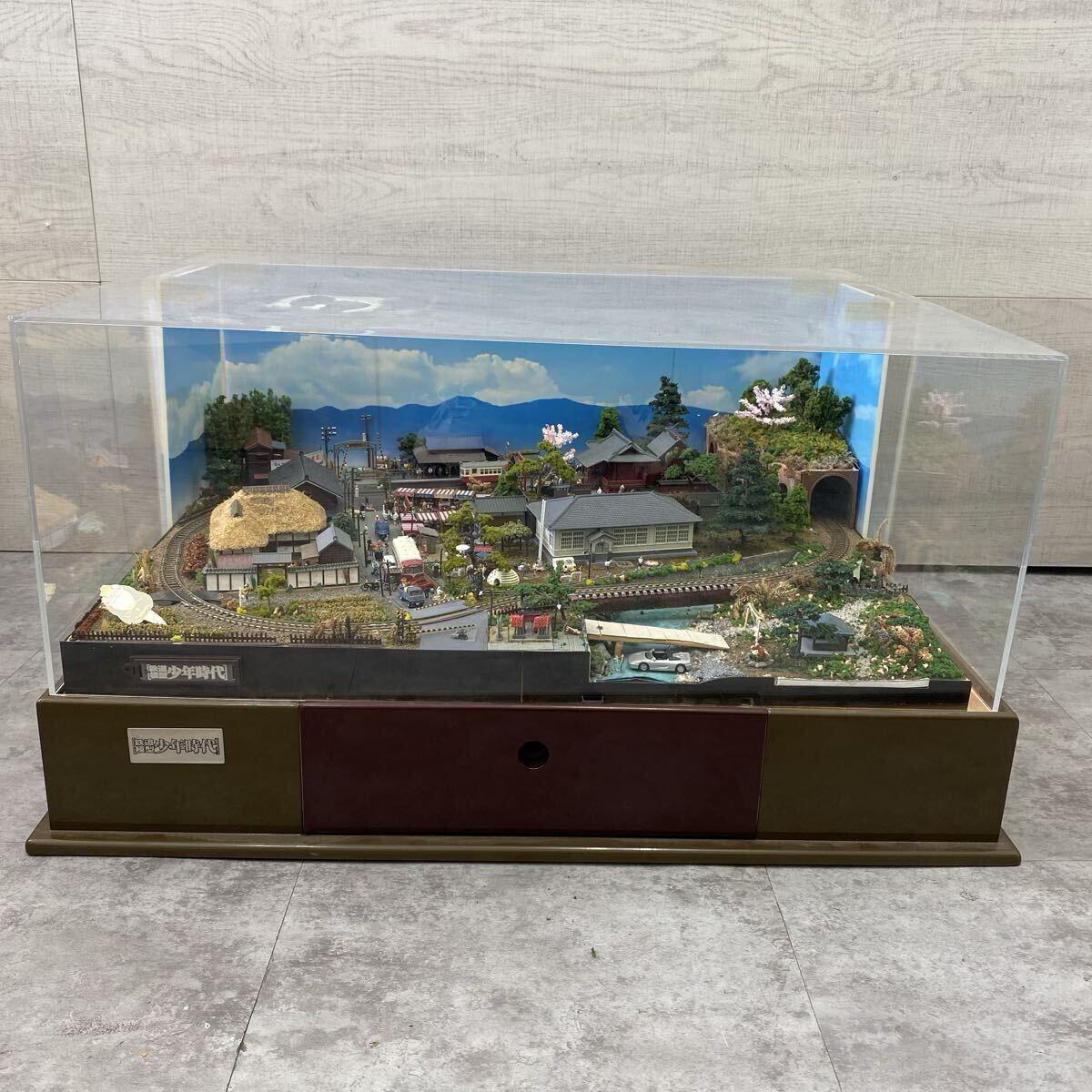 Nゲージ鉄道ジオラマレイアウト 48×35cm 『海辺の路面電車』コンパクト