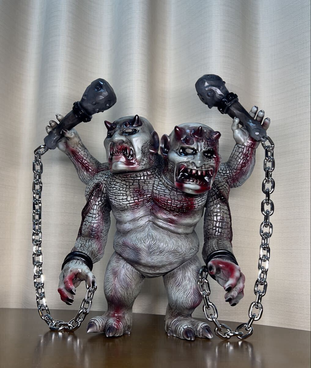 新品】シカルナ工房 月巧舎 鬼3体セット Yabanjin 野蛮人 暴力原人