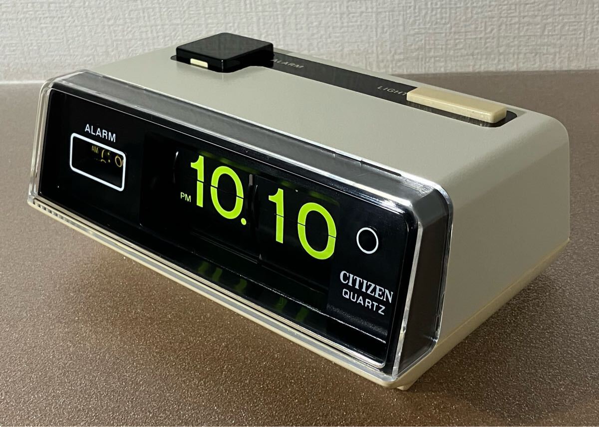 目覚まし時計 エレキドリ CITIZEN レトロ　昭和レトロ　置き時計 ♦︎昭和レトロ♦︎目覚まし時計♦︎シチズン♦︎CITIZEN