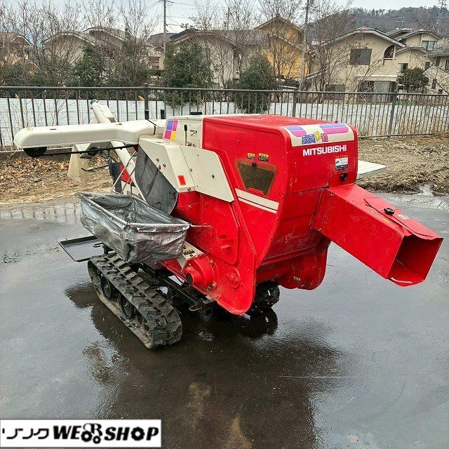 宮城県発 三菱 ハーベスター MH801 自動脱穀機 大束ノッタ/セル付き
