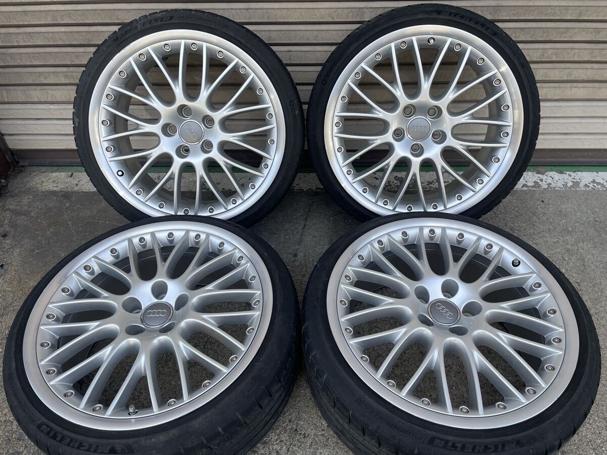 ☆中古 スピードライン 17インチホイール4本 PCD100 5穴 7J +48