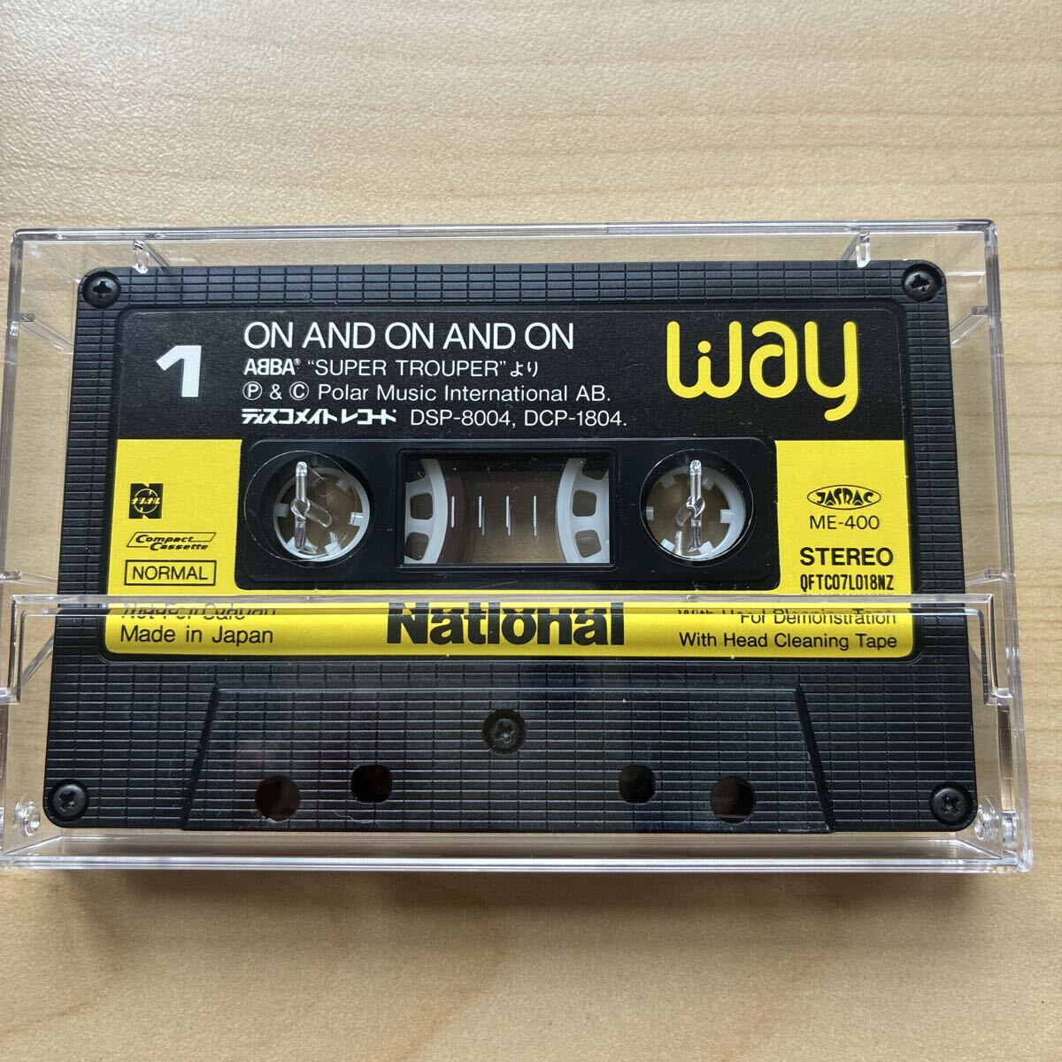 やや傷や汚れあり】NEC PC-8001 DEMONSTRATION PROGRAM カセットテープ