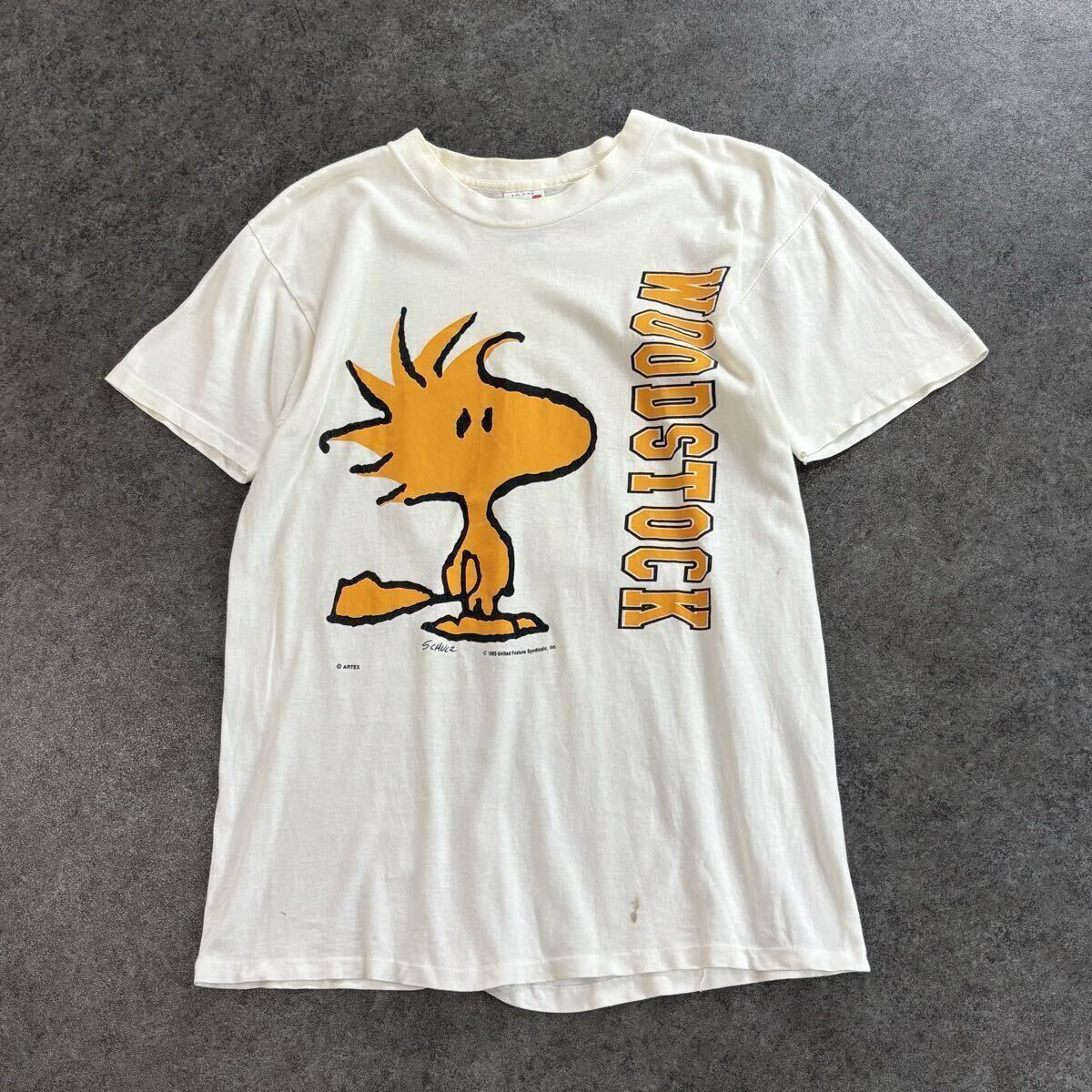 90s 90年代USA製ALL SPORT スヌーピーTシャツ#2JOE COOL/JOE RAP 
