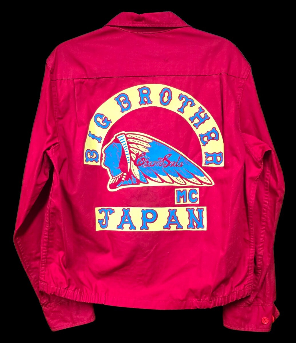 クリームソーダ ボーリングシャツ ピンクドラゴン CREAM SODA
