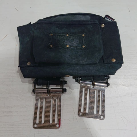 新品】ニックス 帆布生地ツールバック ブラック 簡易ショルダー付き