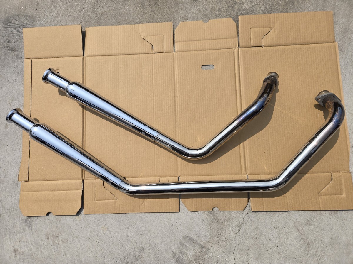 ☆スティード400 NC26 社外 スーパートラップ 2in1 マフラー 