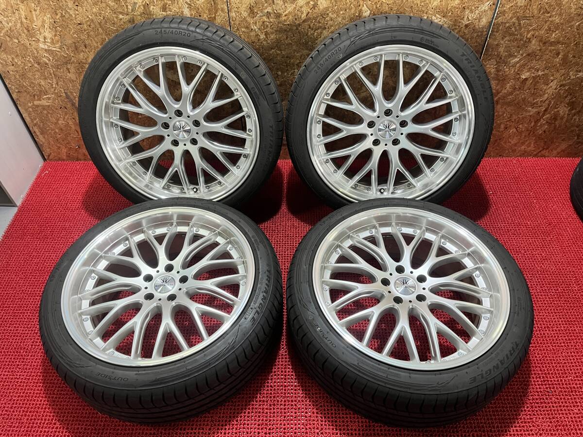 美品 深リム エイムゲイン AIMGAIN G3S 19インチ ホイール 2本 9J+20 5 