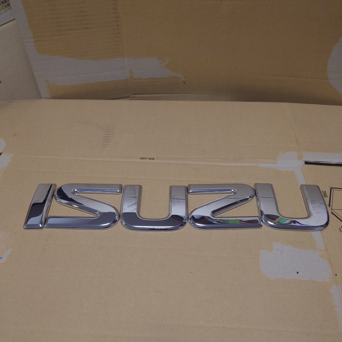 中古】エルフ いすゞ ISUZU カスタム デコトラ エンブレム ゴールド 