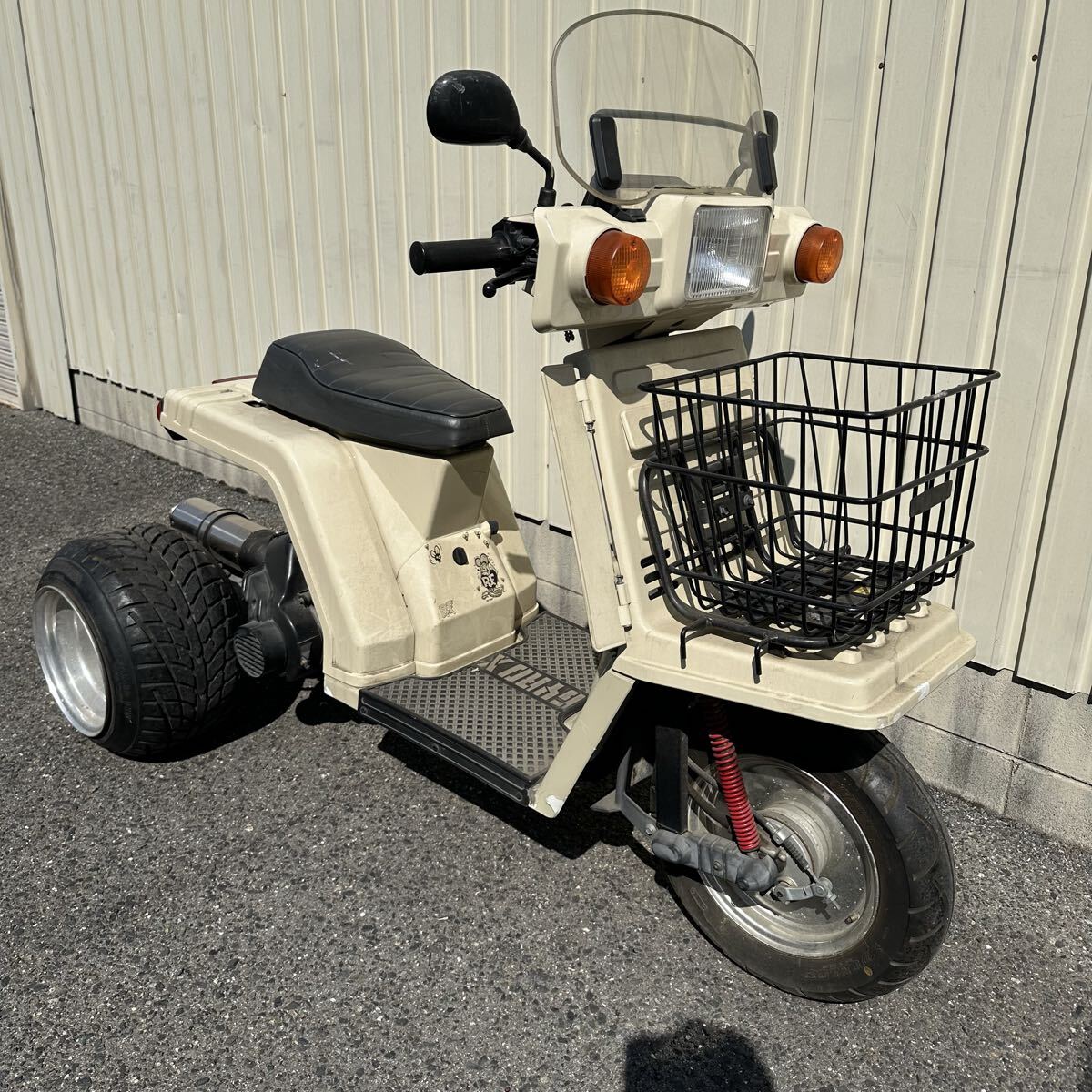 側車付き軽2輪車！ノーヘル2人乗り可能車！中古！ジャイロX