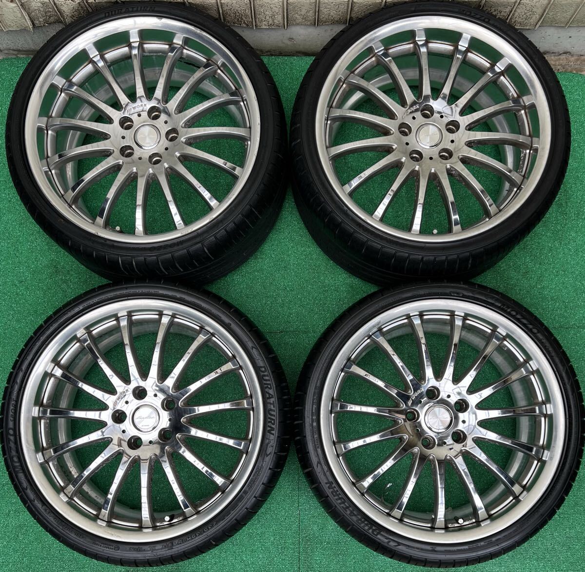 売切り！】ブラックホイール 19インチ 8.5J+35 / 9.5J+40 5穴120 輸入