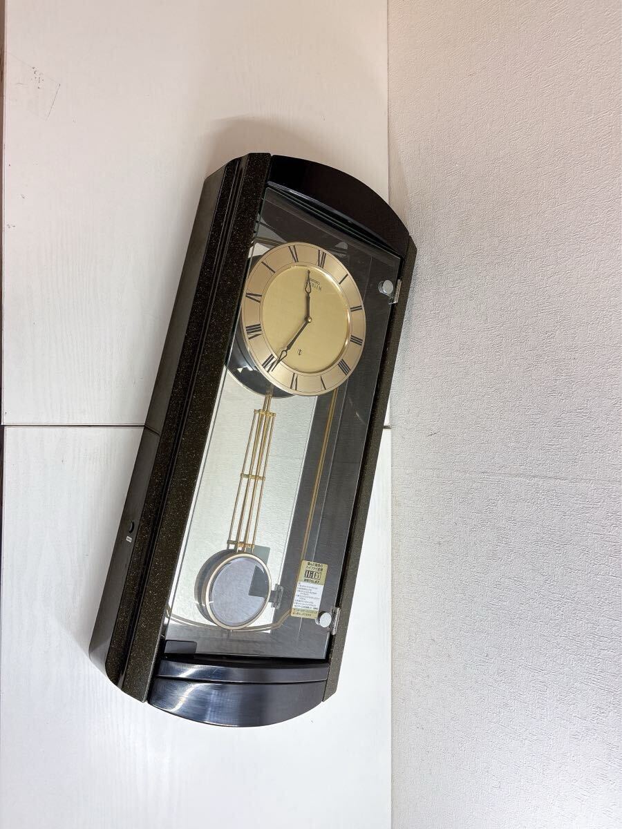 中古】未使用：SEIKO EMBLEM エンブレム HS355N 高級大型振り子時計の