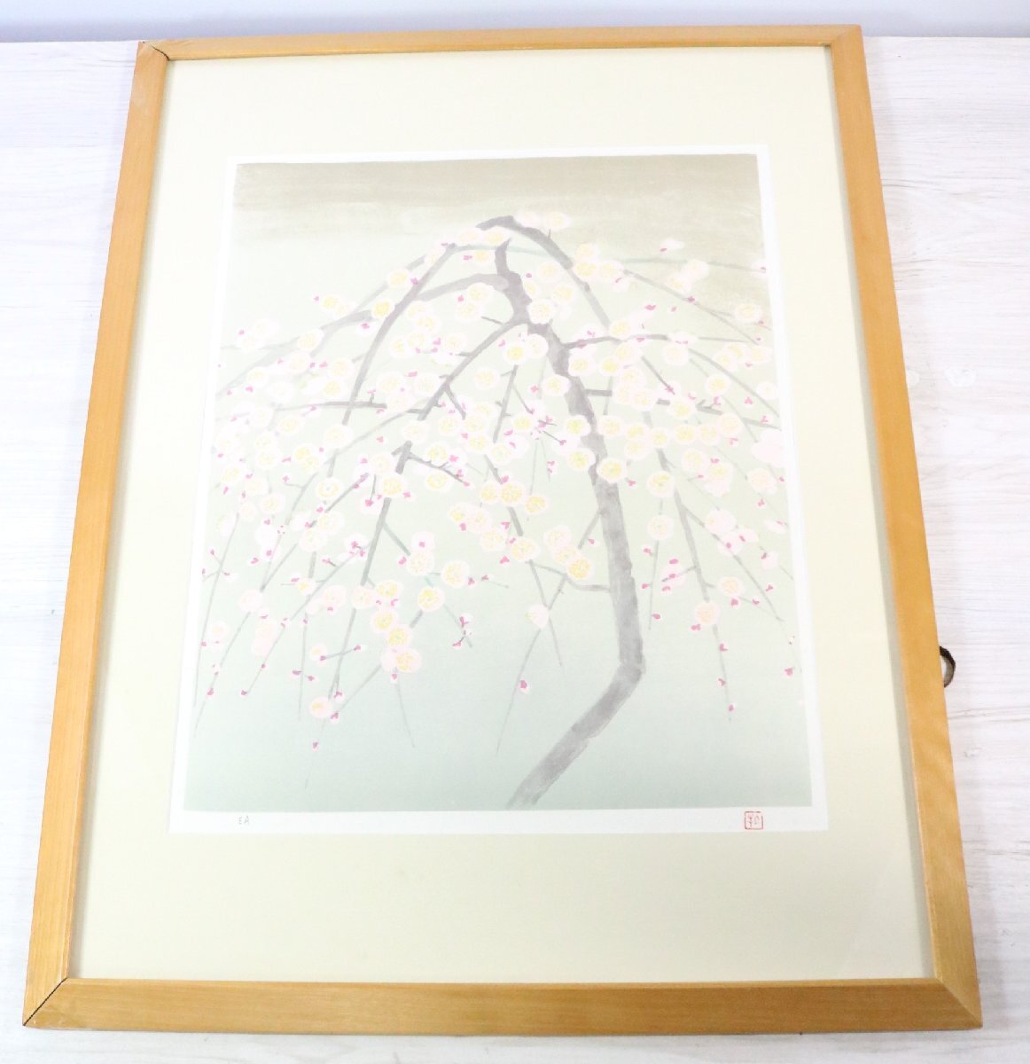 美術品】【侍】 三越販売品 日本画家 奥村土牛 「平成の富士」 限定