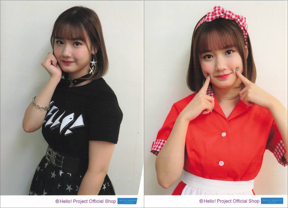 モーニング娘。【高橋愛×道重さゆみ】 2ショットL判生写真 「まじです