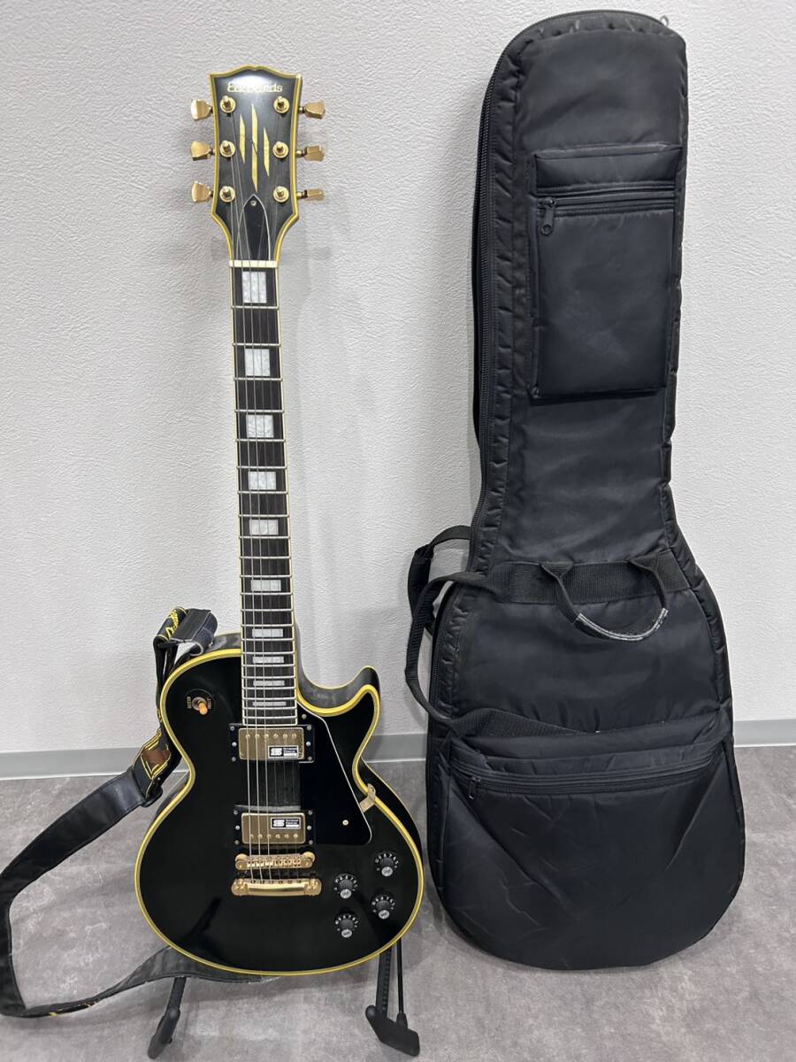 中古】Edwards(エドワーズ)by ESP E-AM-128QM(150QM)Black Cherry 赤系