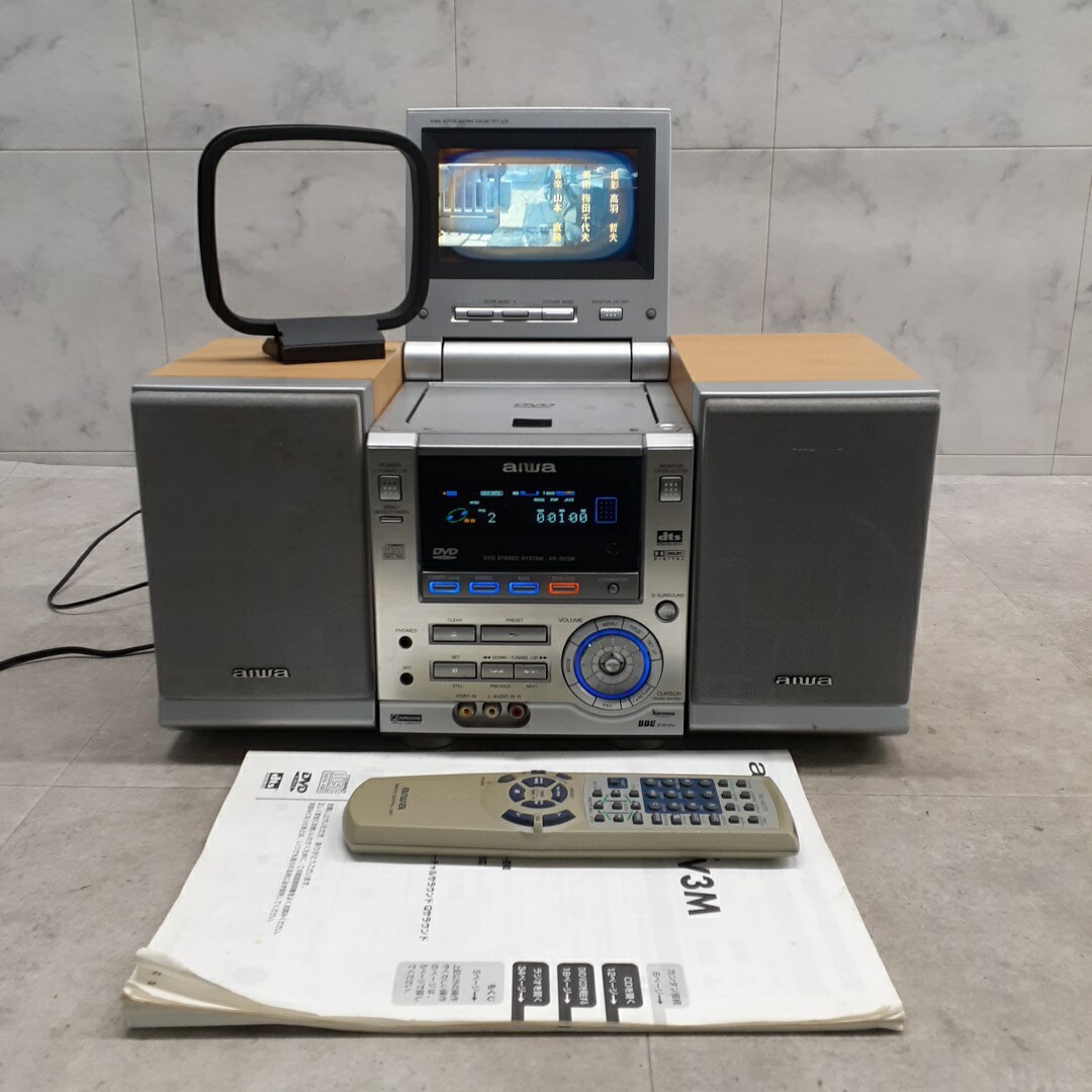中古】中古＊AIWA日本製MD／CDステレオシステムミニコンポ：XR