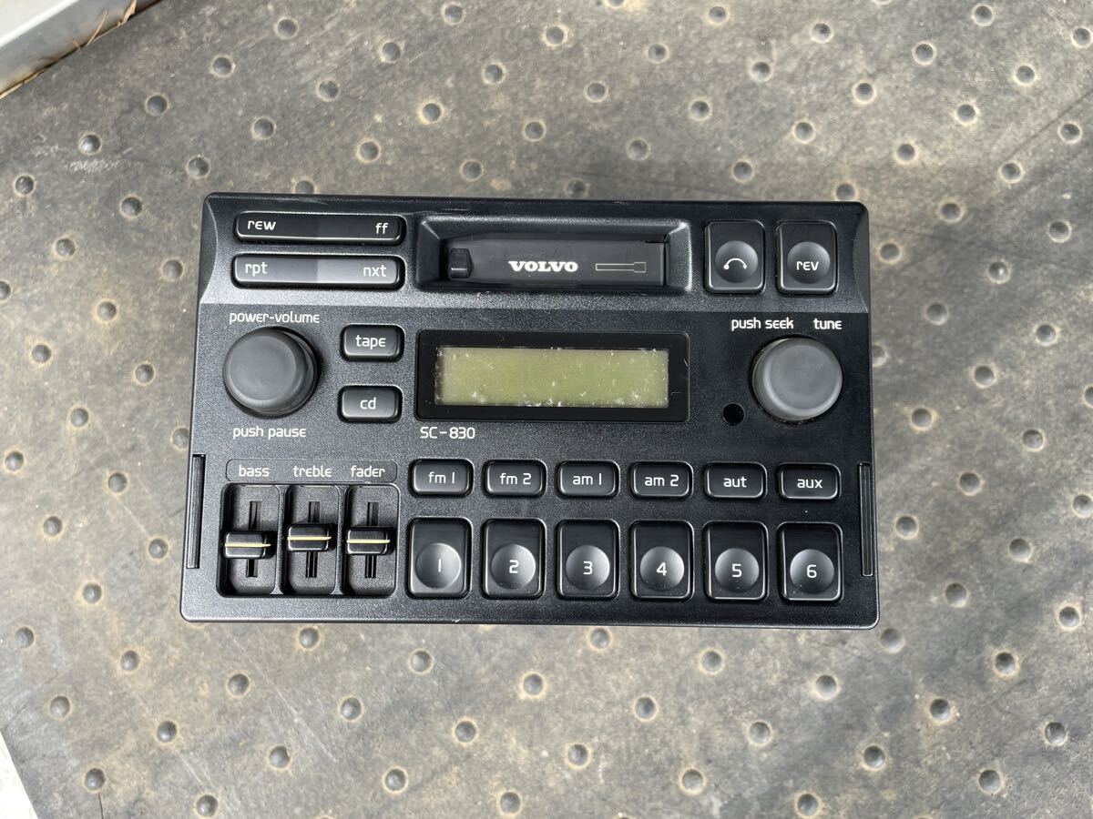 VOLVO 850 ボルボ 純正 オーディオ SC-830 2DIN 旧車 レストアの落札
